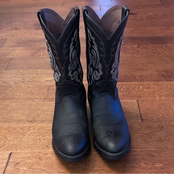 Double H Oil Resistant Brown Leather Soft Toe Cowboy Work Boots DH3255 MENS 11D